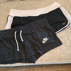 Lot of 2 Nike running/lounge shorts